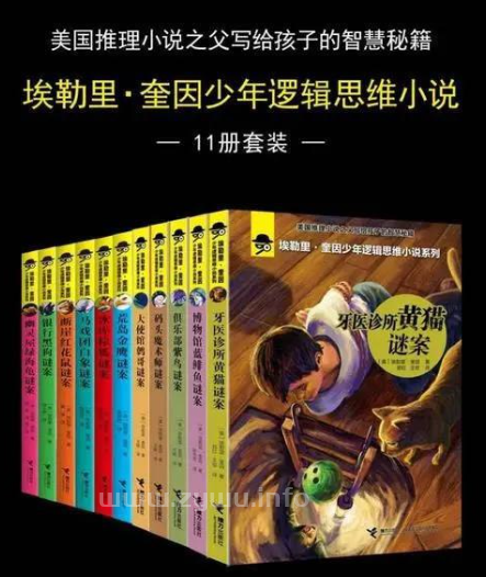 埃勒里·奎因少年逻辑思维小说 (11册套装) 电子书籍-资源屋