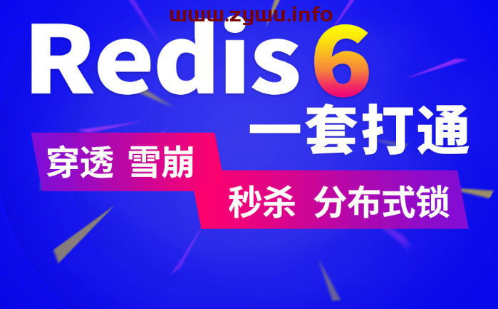 最新Redis 6教程分布式锁，秒杀实战 -资源屋