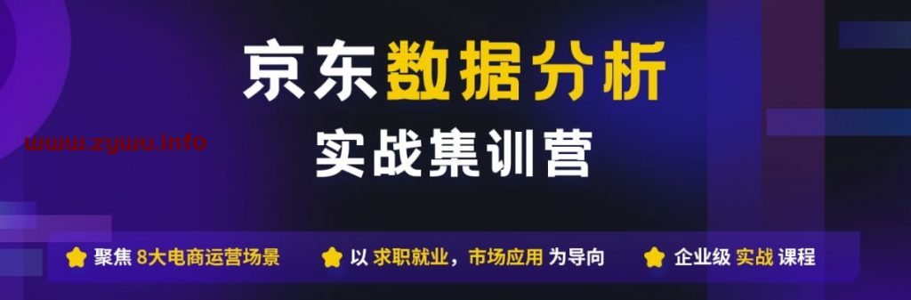 贪心科技—京东数据分析训练营-资源屋