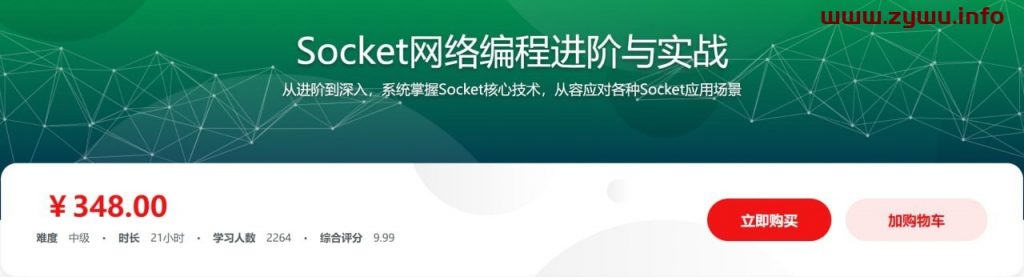 Socket网络编程进阶与实战 系统掌握Socket核心技术-资源屋